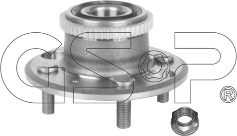 GSP 9230015K - Wheel Hub www.autospares.lv