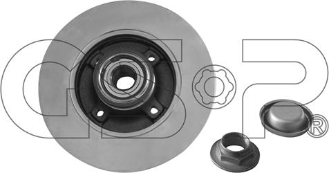 GSP 9230145K - Brake Disc www.autospares.lv