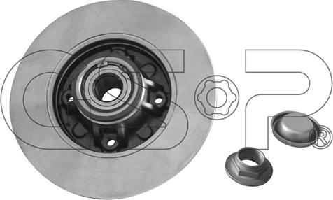 GSP 9230146K - Bremžu diski www.autospares.lv