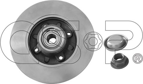 GSP 9225042K - Brake Disc www.autospares.lv