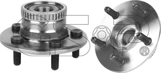 GSP 9228016 - Riteņa rumbas gultņa komplekts autospares.lv