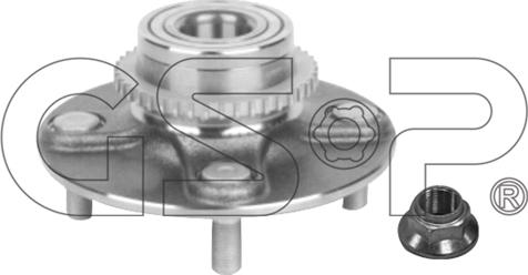 GSP 9227004K - Wheel hub, bearing Kit www.autospares.lv