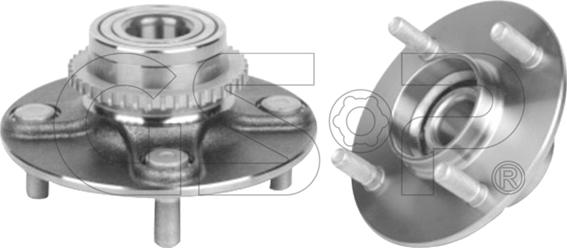 GSP 9227004 - Wheel hub, bearing Kit www.autospares.lv