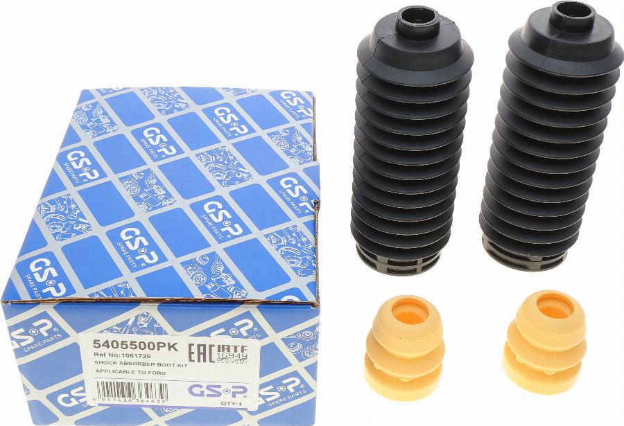 GSP 5405500PK - Putekļu aizsargkomplekts, Amortizators www.autospares.lv