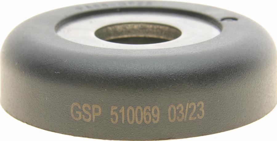 GSP 510069 - Опора стойки амортизатора, подушка www.autospares.lv