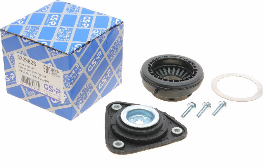 GSP 532982S - Опора стойки амортизатора, подушка www.autospares.lv