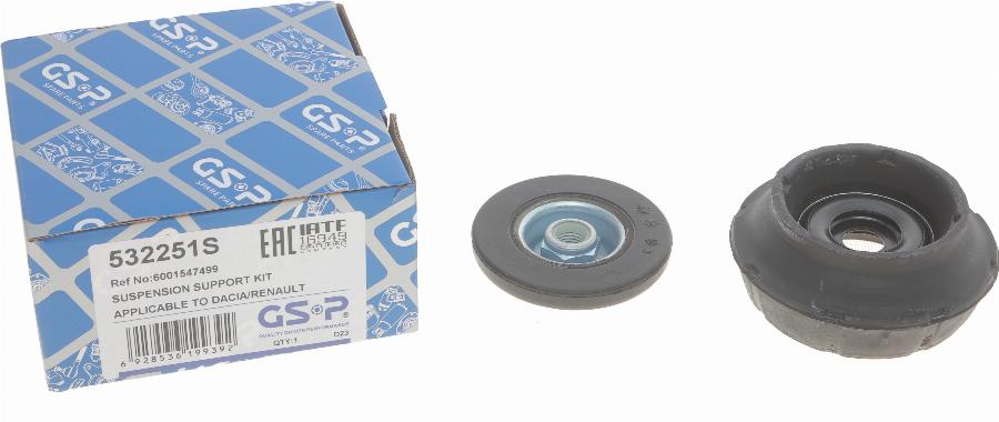 GSP 532251S - Spring Cap www.autospares.lv