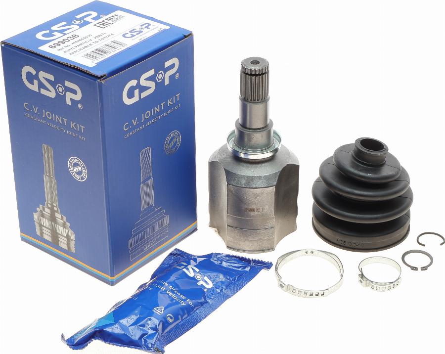 GSP 699038 - Šarnīru komplekts, Piedziņas vārpsta autospares.lv