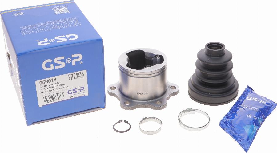 GSP 659014 - Шарнирный комплект, ШРУС, приводной вал www.autospares.lv