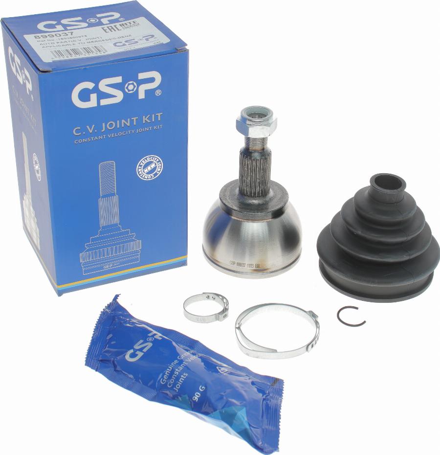 GSP 899037 - Šarnīru komplekts, Piedziņas vārpsta autospares.lv