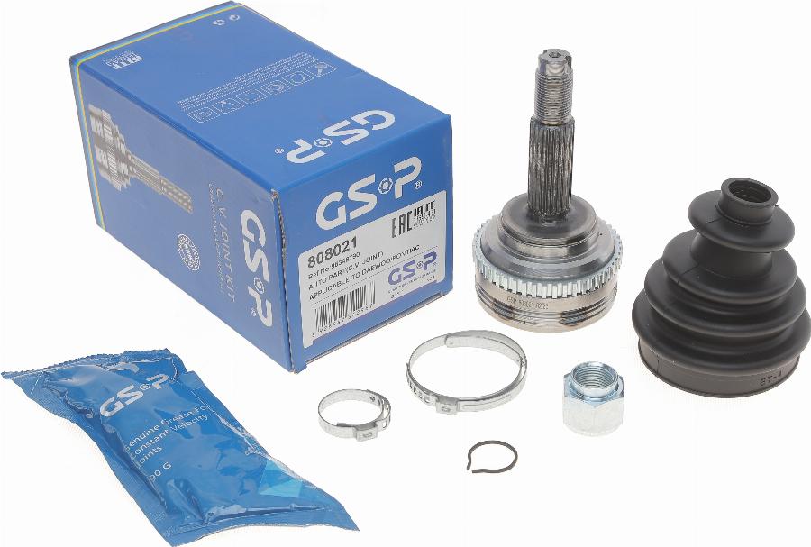 GSP 808021 - Joint Kit, drive shaft www.autospares.lv