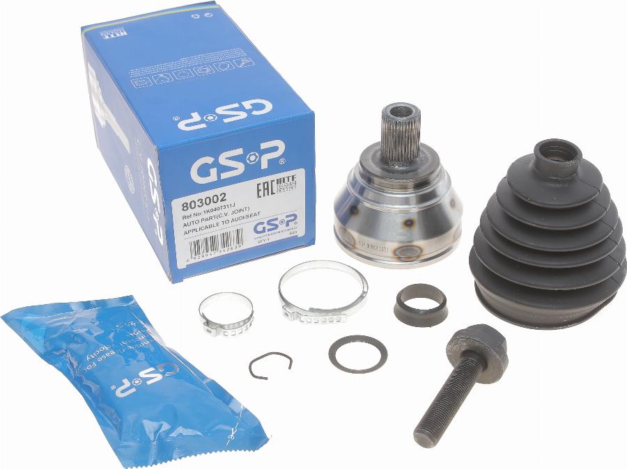 GSP 803002 - Joint Kit, drive shaft www.autospares.lv