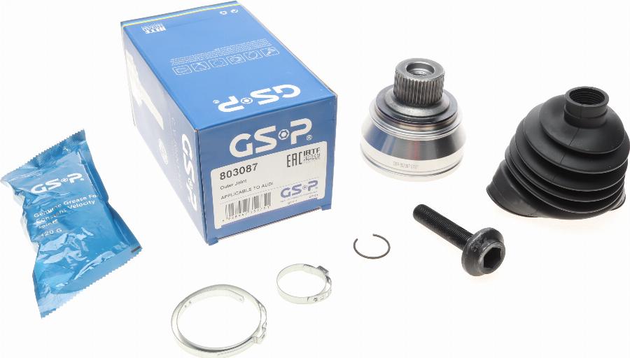 GSP 803087 - Joint Kit, drive shaft www.autospares.lv