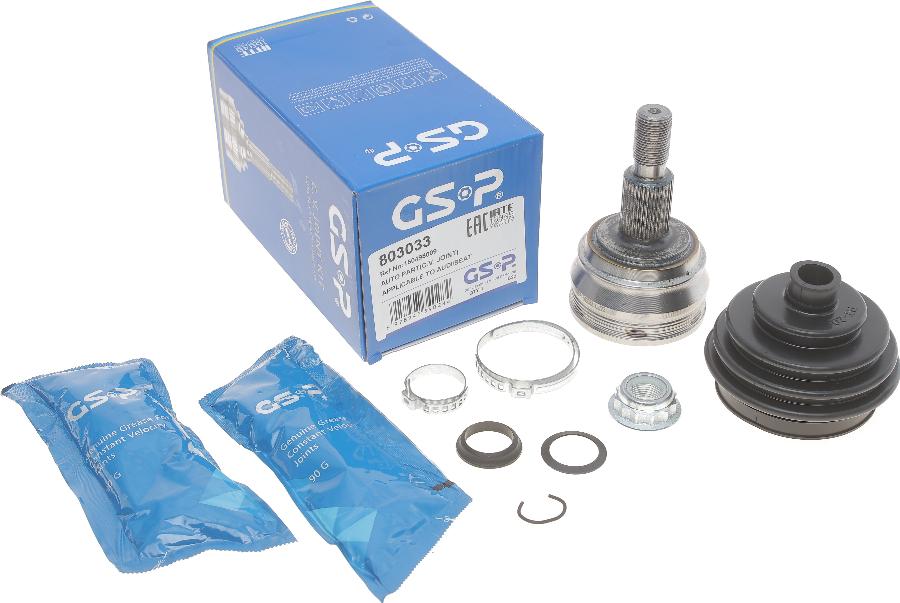 GSP 803033 - Joint Kit, drive shaft www.autospares.lv