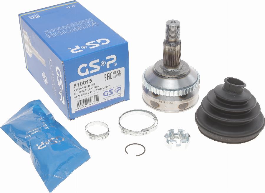 GSP 810015 - Joint Kit, drive shaft www.autospares.lv