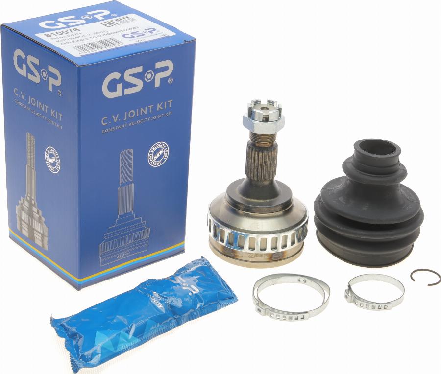 GSP 810 076 - Šarnīru komplekts, Piedziņas vārpsta autospares.lv