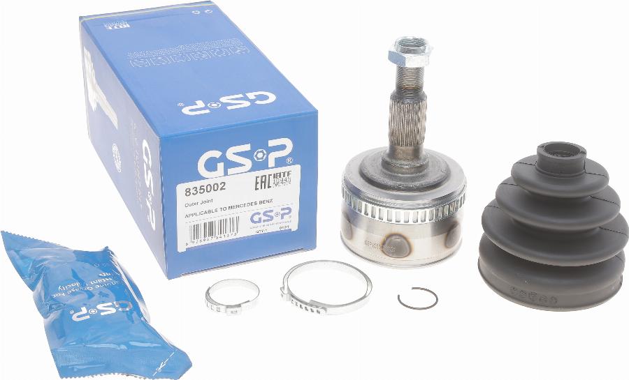 GSP 835002 - Joint Kit, drive shaft www.autospares.lv