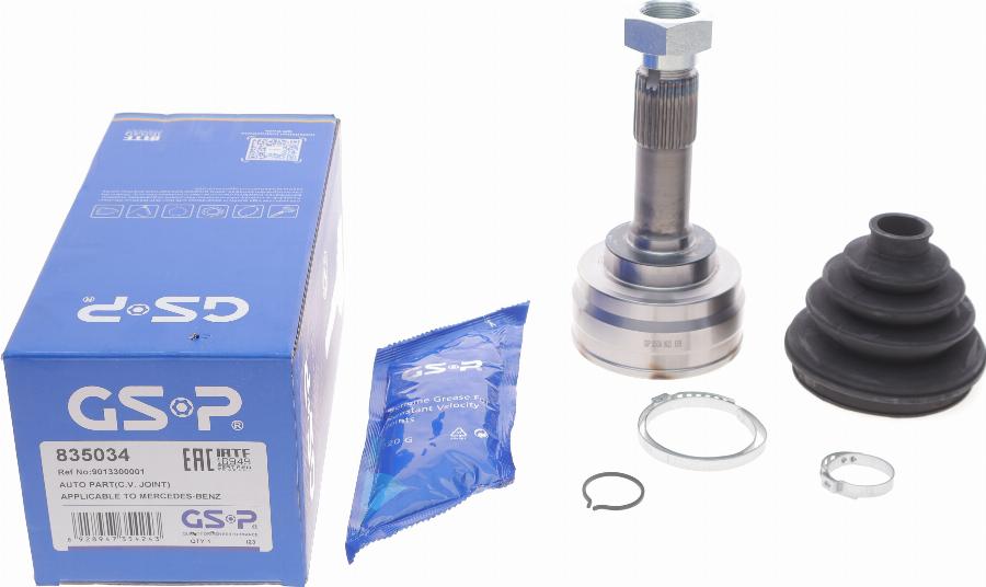 GSP 835034 - Joint Kit, drive shaft www.autospares.lv