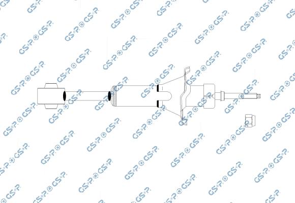 GSP 32114110 - Amortizators www.autospares.lv