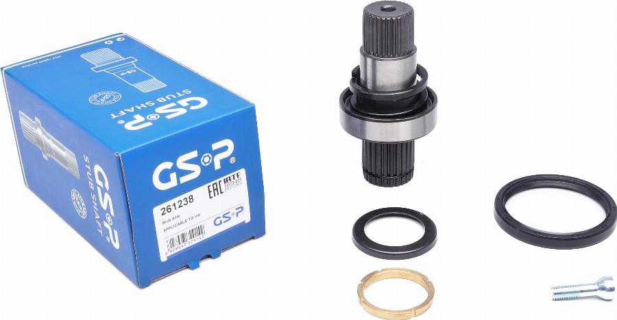 GSP 261238 - Atlokvārpsta, Diferenciālis www.autospares.lv