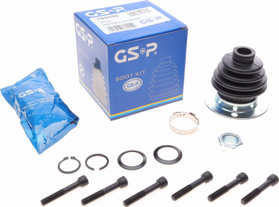 GSP 760050 - Bellow, drive shaft www.autospares.lv