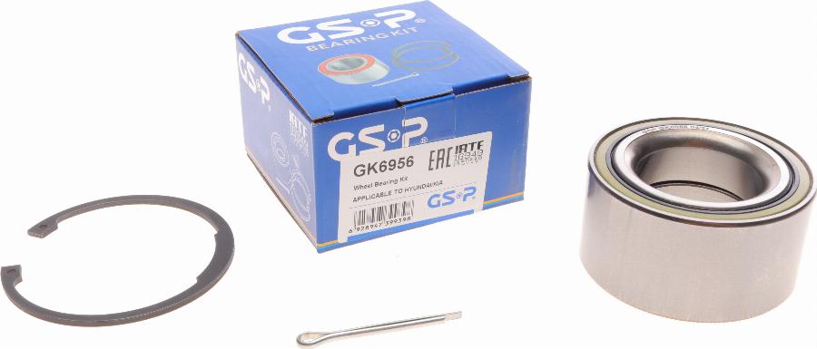 GSP GK6956 - Подшипник ступицы колеса, комплект www.autospares.lv