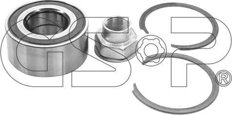 GSP GK6550 - Wheel hub, bearing Kit www.autospares.lv