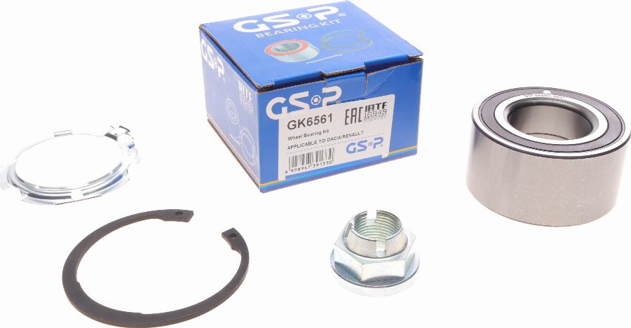 GSP GK6561 - Wheel hub, bearing Kit www.autospares.lv