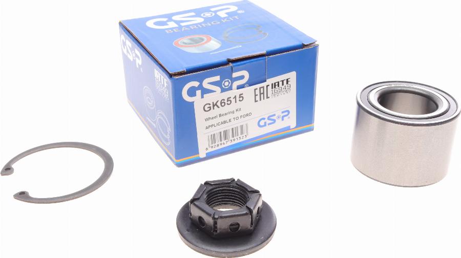 GSP GK6515 - Riteņa rumbas gultņa komplekts www.autospares.lv