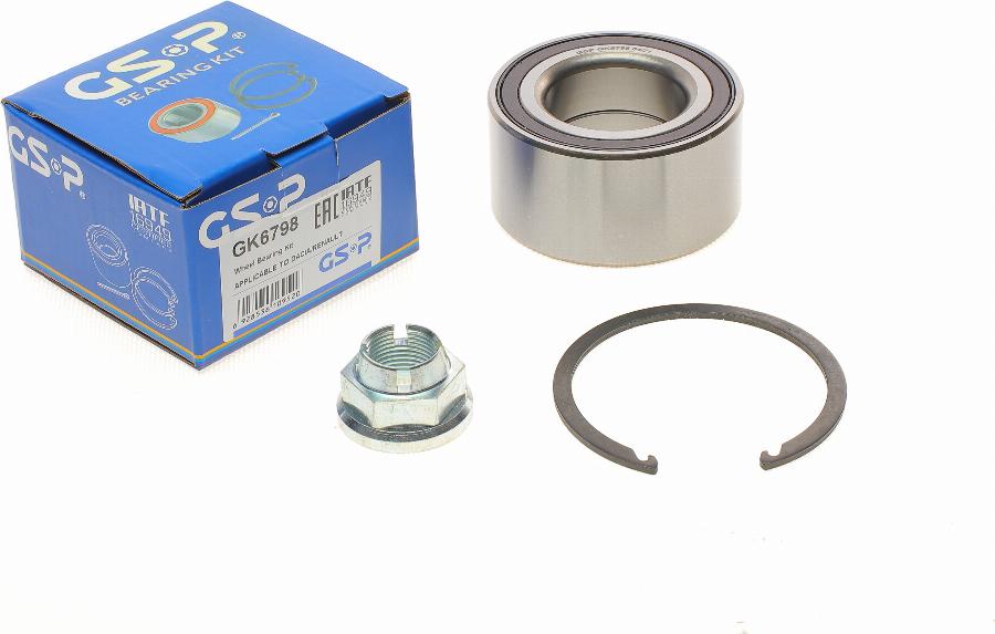 GSP GK6798 - Riteņa rumbas gultņa komplekts www.autospares.lv