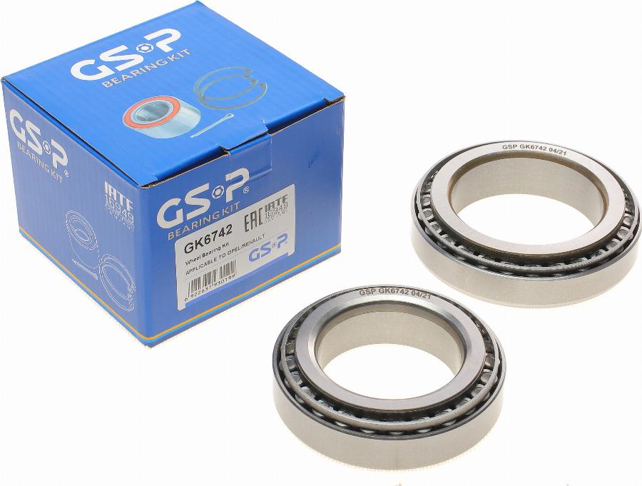 GSP GK6742 - Wheel hub, bearing Kit www.autospares.lv