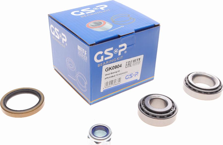 GSP GK0904 - Riteņa rumbas gultņa komplekts www.autospares.lv