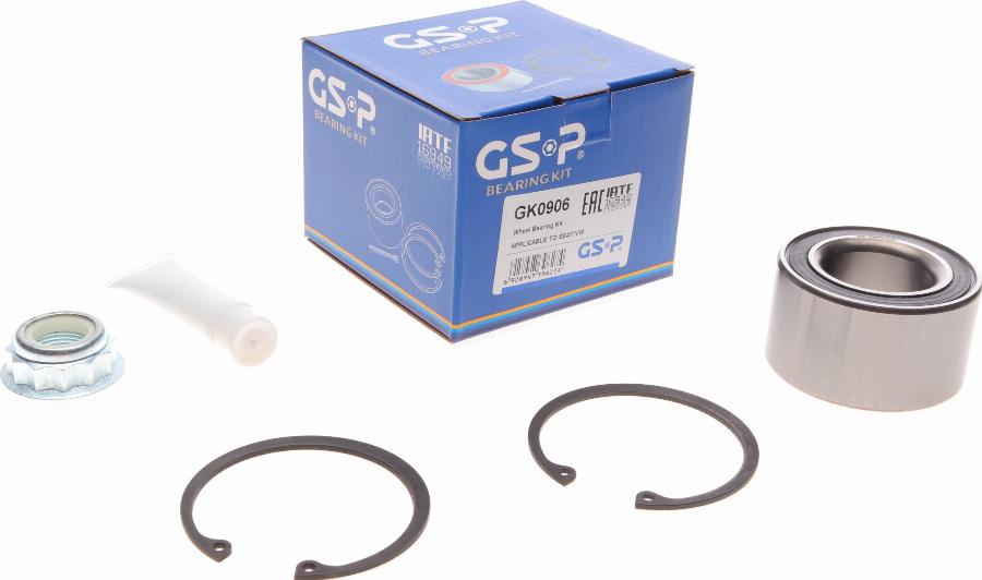 GSP GK0906 - Wheel hub, bearing Kit www.autospares.lv