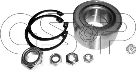 GSP GK0577 - Wheel hub, bearing Kit www.autospares.lv