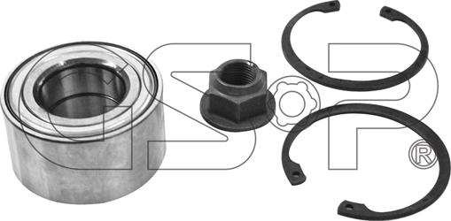 GSP GK1495 - Wheel hub, bearing Kit www.autospares.lv