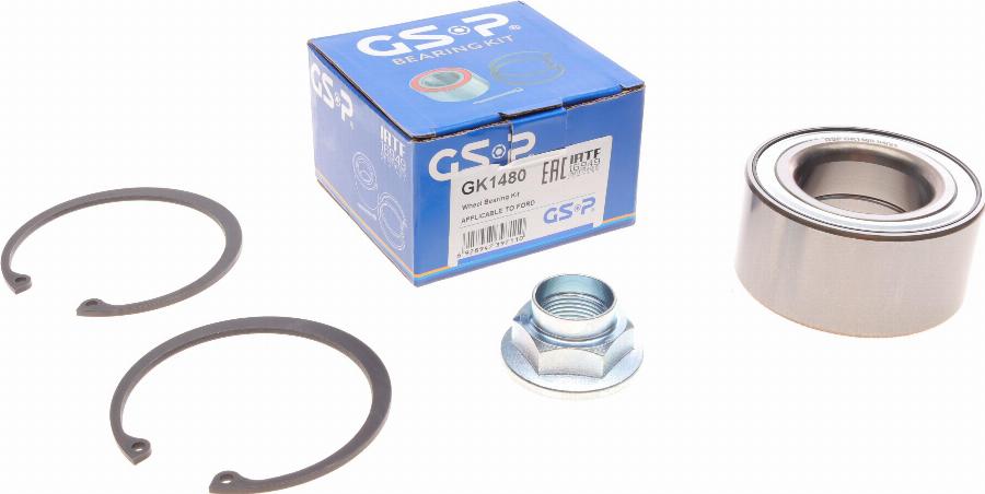 GSP GK1480 - Riteņa rumbas gultņa komplekts www.autospares.lv