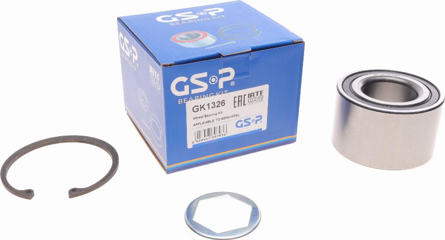 GSP GK1326 - Riteņa rumbas gultņa komplekts www.autospares.lv