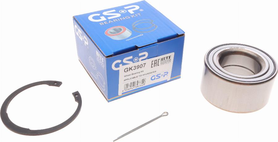 GSP GK3907 - Wheel hub, bearing Kit www.autospares.lv