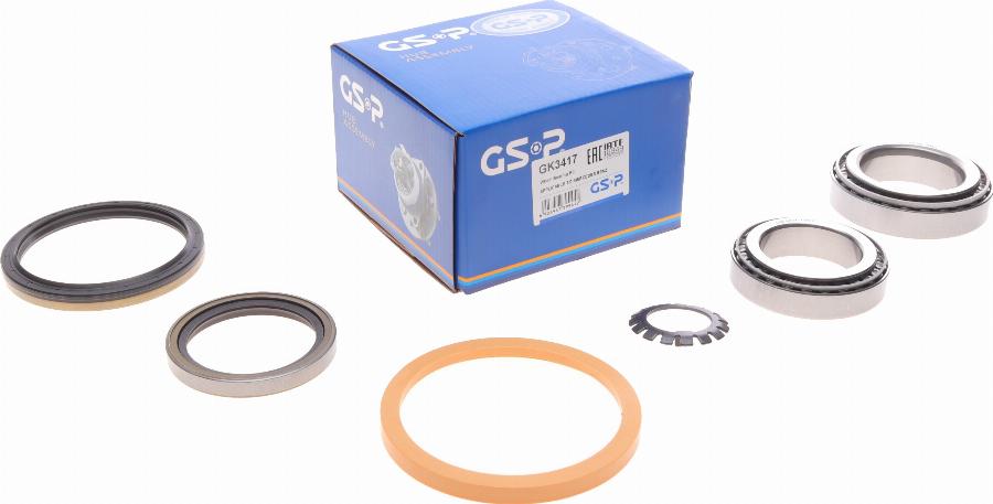 GSP GK3417 - Wheel hub, bearing Kit www.autospares.lv