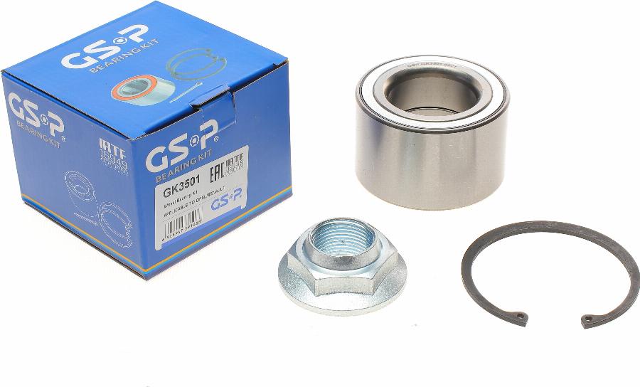 GSP GK3501 - Riteņa rumbas gultņa komplekts www.autospares.lv