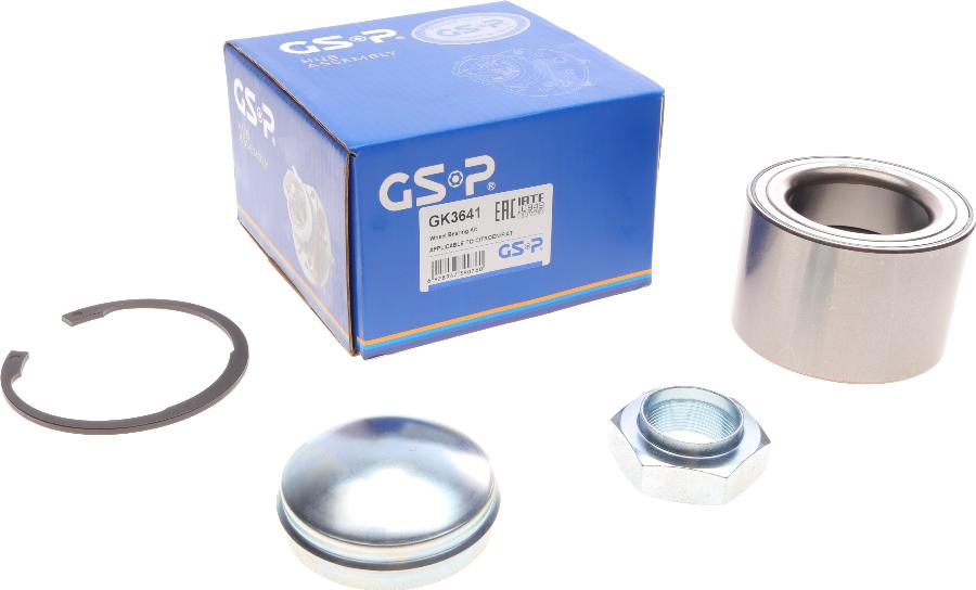 GSP GK3641 - Wheel hub, bearing Kit www.autospares.lv