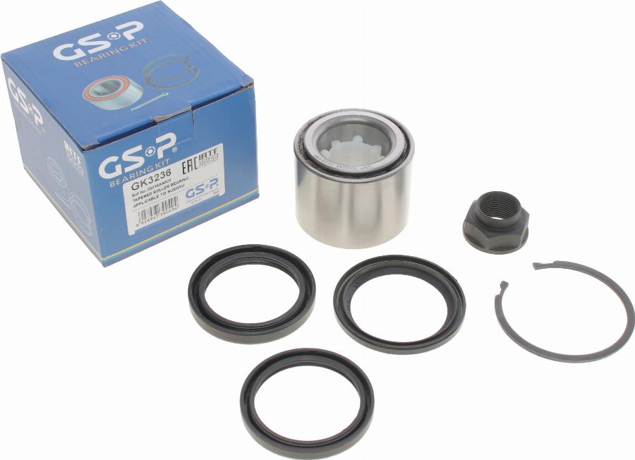 GSP GK3236 - Riteņa rumbas gultņa komplekts www.autospares.lv