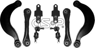 GSP S990012SK - Подвеска колеса, комплект www.autospares.lv