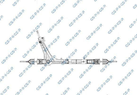 GSP SR900928 - Stūres mehānisms www.autospares.lv