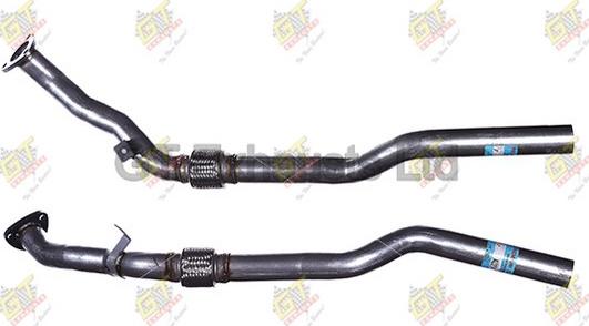 GT Exhausts GAU298 - Izplūdes caurule www.autospares.lv