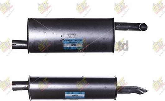 GT Exhausts GGM026 - Izplūdes gāzu trokšņa slāpētājs (pēdējais) www.autospares.lv