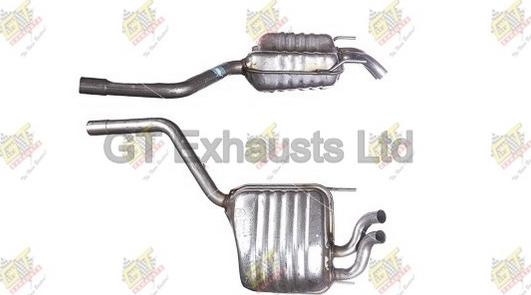 GT Exhausts GMZ390 - End Silencer www.autospares.lv