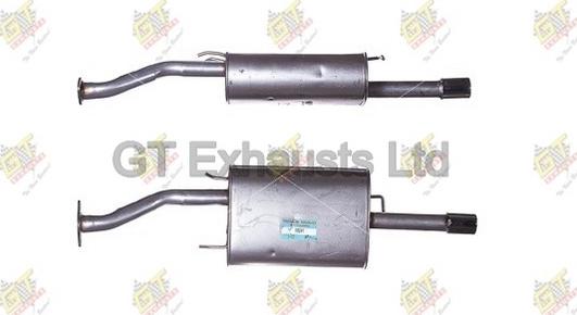 GT Exhausts GRR341 - Izplūdes gāzu trokšņa slāpētājs (pēdējais) www.autospares.lv