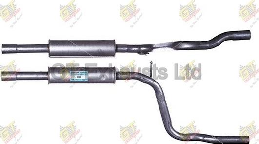 GT Exhausts GSE085 - Vidējais izpl. gāzu trokšņa slāpētājs www.autospares.lv