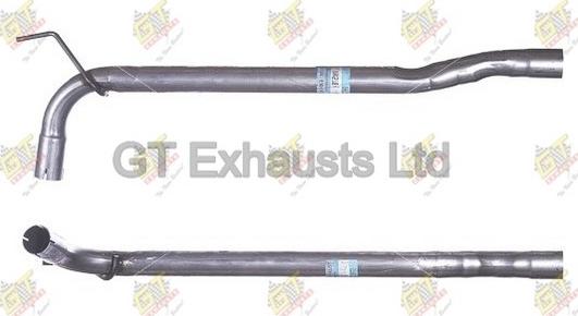 GT Exhausts GVW578 - Vidējais izpl. gāzu trokšņa slāpētājs www.autospares.lv